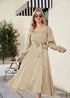 Vestido bohemio francés elegante e informal para primavera y verano de Olivia